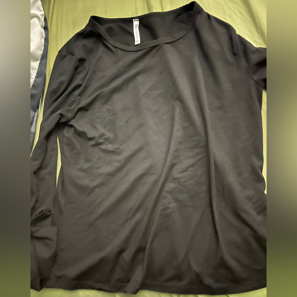 Lulus Basic Tshirt Black Size Small